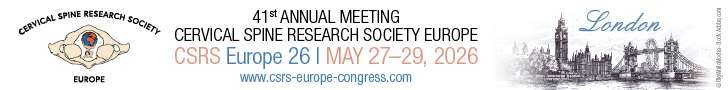 41st Annual Meeting of Cervical Spine Research Society European Section 2026