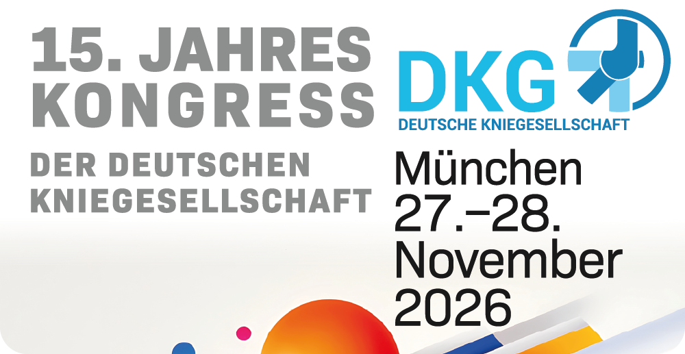 15. Kongress der Deutschen Kniegesellschaft